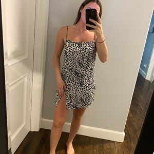 Leopard Print Mini Dress